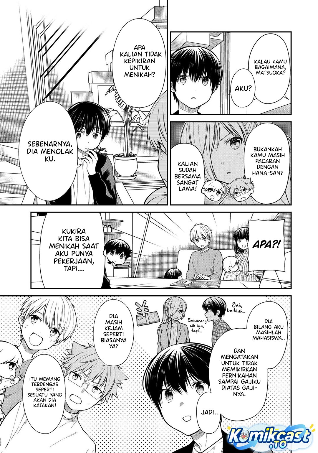 Danshi Koukousei wo Yashinaitai Onee-san no Hanashi Chapter 362 Bahasa Indonesia